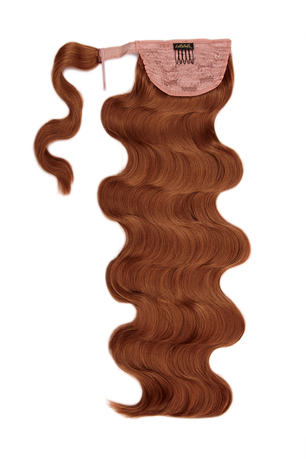 Grande Hollywood Wave 26" Wraparound Pony - LullaBellz  - Copper Red Festival Hair Inspiration