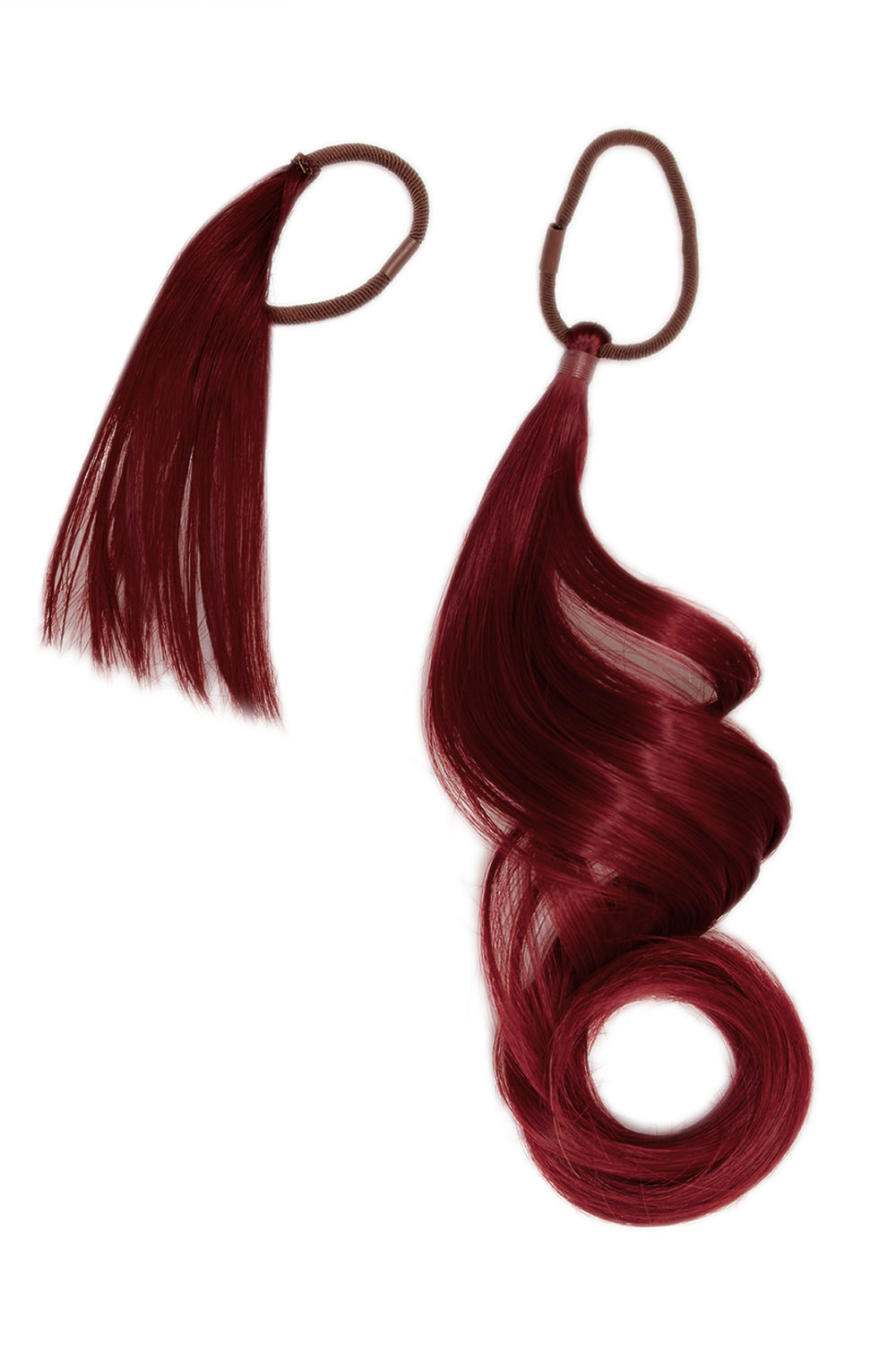 Feathered Bun Booster - Burgundy Festival Hair Inspiration