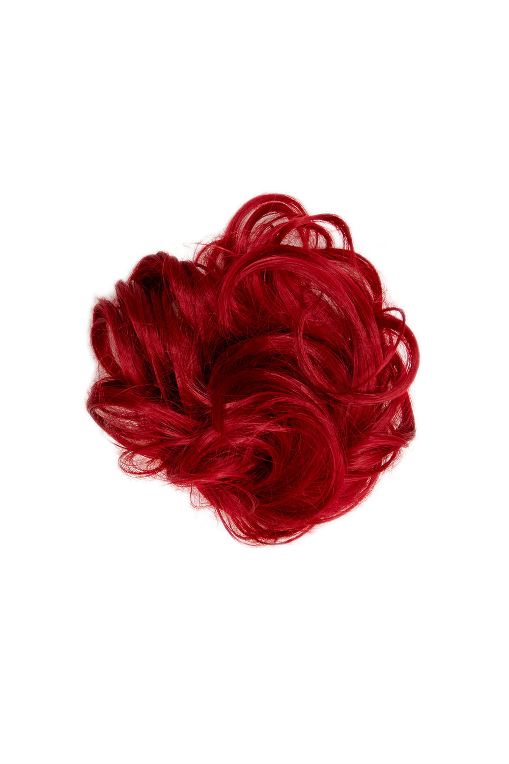 Premium Messy Bun Hair Up Scrunchie - LullaBellz  - Ruby Red