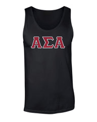 Alpha Sigma Alpha Twill Letter Tank