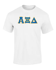 Alpha Xi Delta Twill Letter Tee