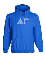 Delta Gamma Twill Letter Hoody