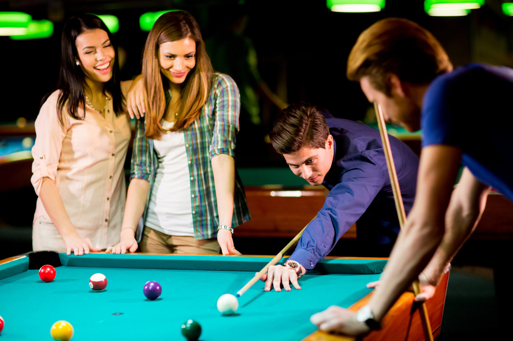 A pool hall, Where everyone can play'