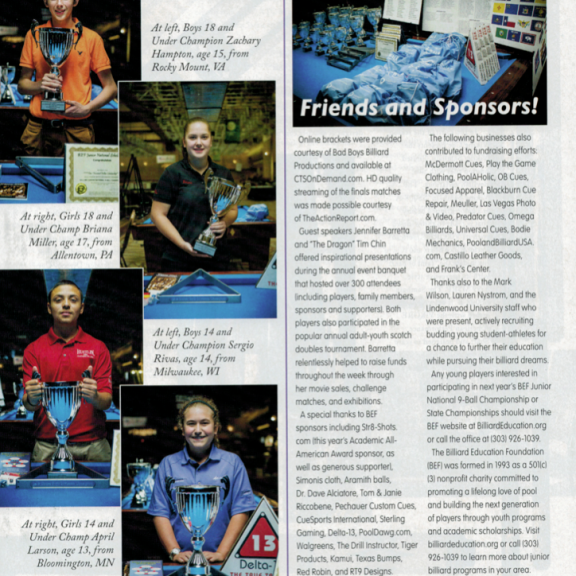 Pool & Billiard Magazine National Junior Championship