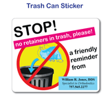Trash Can Sticker