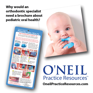 Why would an orthodontist need a pediatric oral health guide