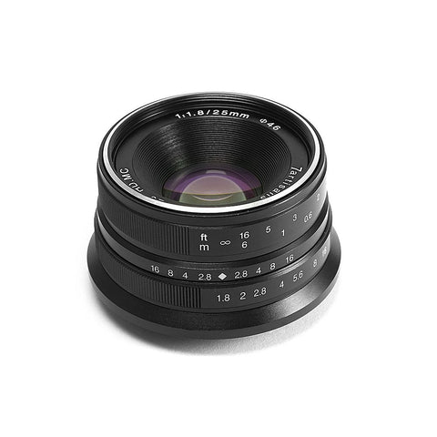 7artisans 25mm F1.8 (Black – For Fujifilm X-Mount)