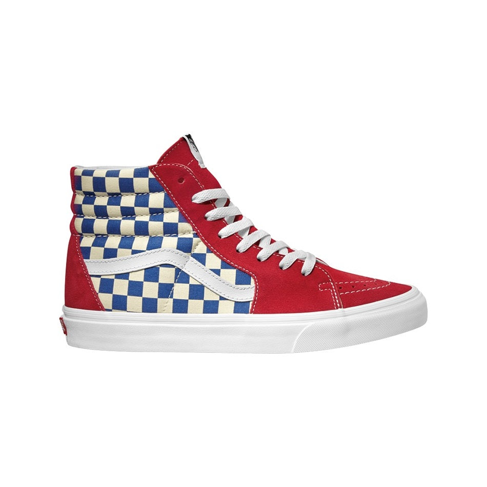 vans sk8 hi true blue red