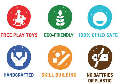 shumee - ecofriendly toys - made in india -free play toys
