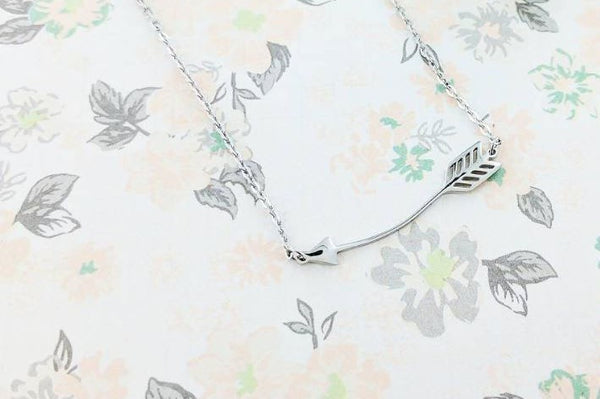 Eternal Sparkles Arrow Necklace