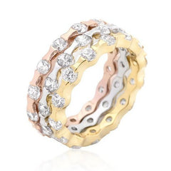 18k Gold-Plated Eternity Rings from Eternal Sparkles
