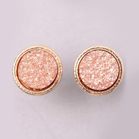 Dainty Druzy Stud Earrings from Eternal Sparkles