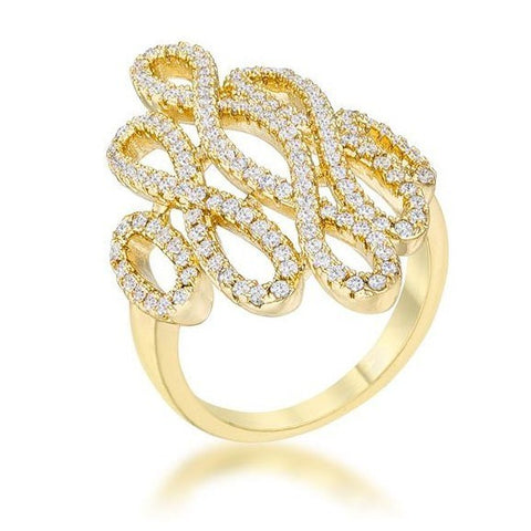 Gold Infinity Ring from Eternal Sparkles
