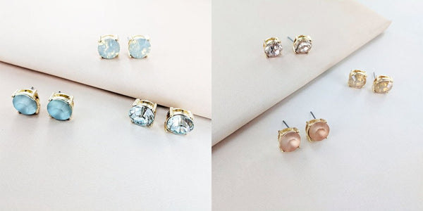 Jewel Stud Earring Sets from Eternal Sparkles
