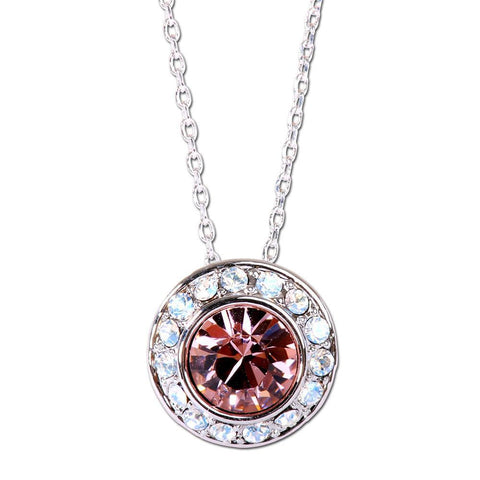 Rose Solitaire Swarovski Elements Necklace from Eternal Sparkles