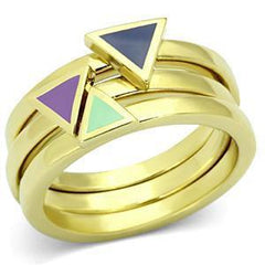 Tri-Color Ring Set from Eternal Sparkles