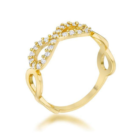 Triple Infinity Gold Ring from Eternal Sparkles