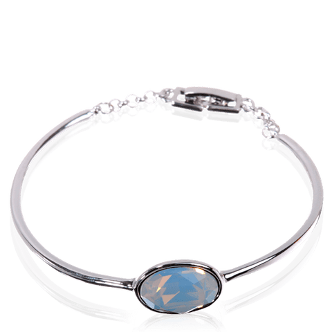 White Alabaster Swarovski Elements Petite Bracelet from Eternal Sparkles