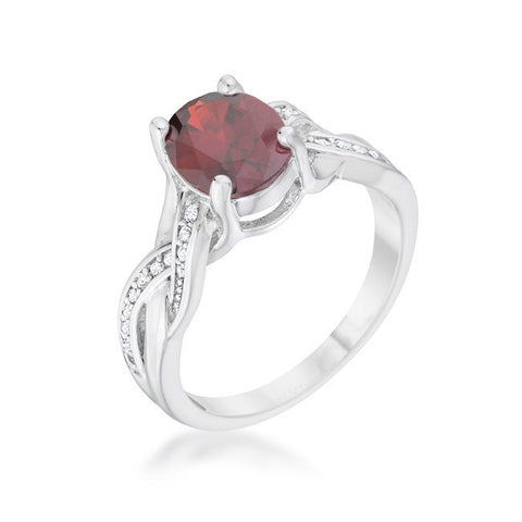 Eternal Sparkles Ruby Red Ring