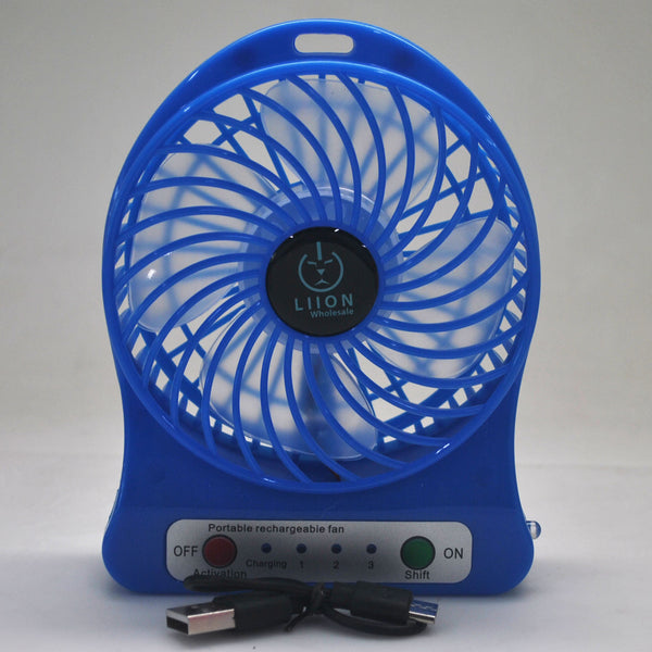 feit poeder Reusachtig Blue Portable Mini Fan (USB/Battery Powered) - Quantity Discounts – Liion  Wholesale Batteries