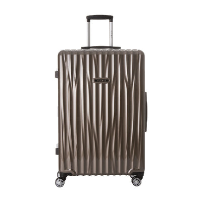 28吋【古本銀】德國NaSaDen納莎登海德堡系列-超輕量鋁框窄框行李箱-大托運箱
