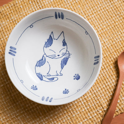 打造生活美學 日本製 可愛貓咪系列 盛皿/日式碗