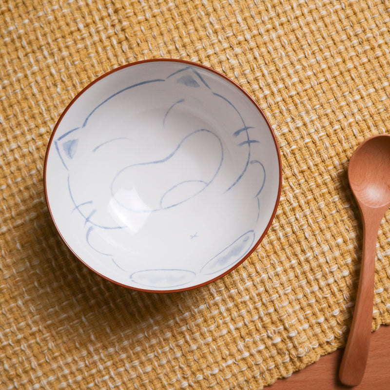 打造生活美學 日本製 大笑貓輕量飯碗 餐盤/盛皿/日式盤子/碗
