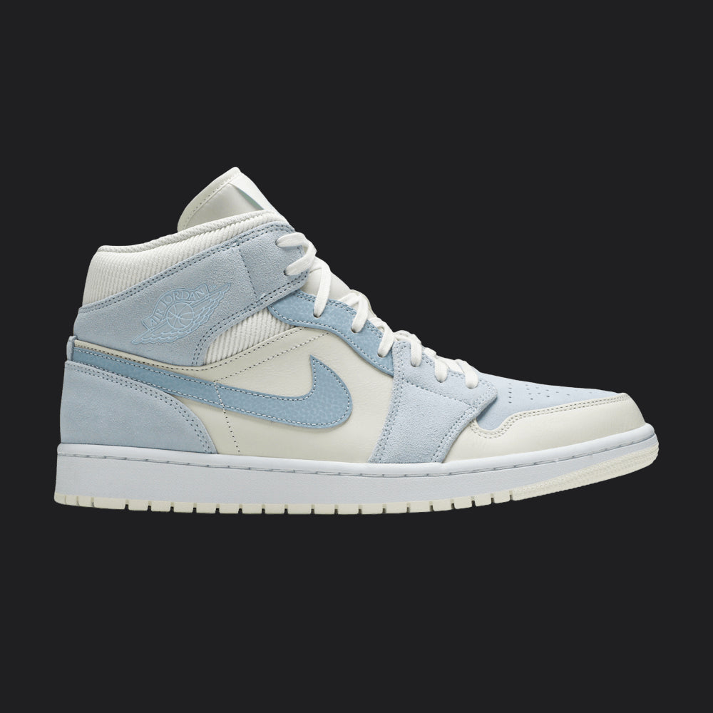 air jordan mid sail light blue