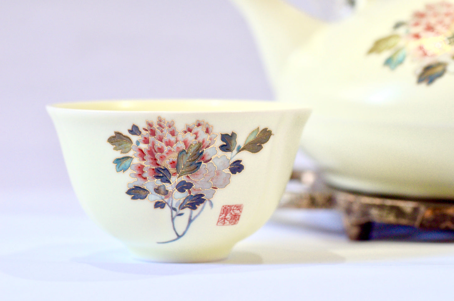 Hand-painted Ceramic Tea set