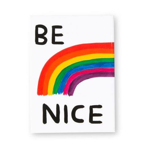 David Shrigley Be Nice Magnet