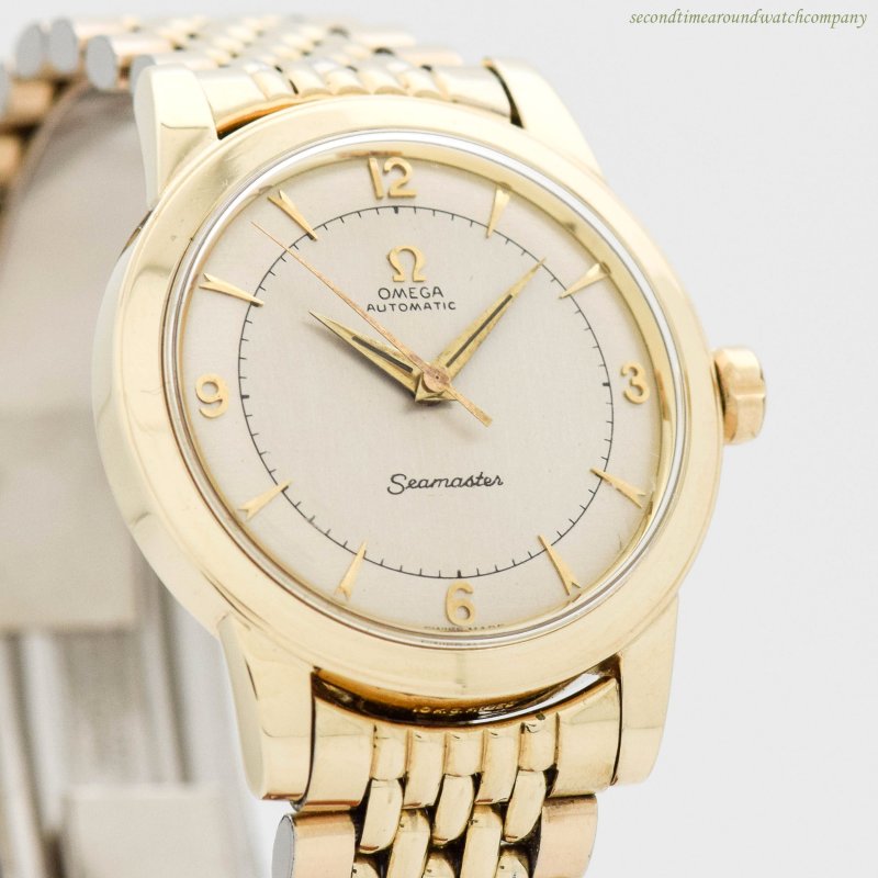 omega 10k gold filled watch