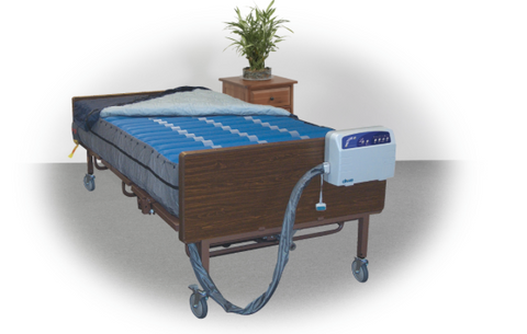 Queen Size Alternating Pressure Mattress With Low Air Low System 60" Width