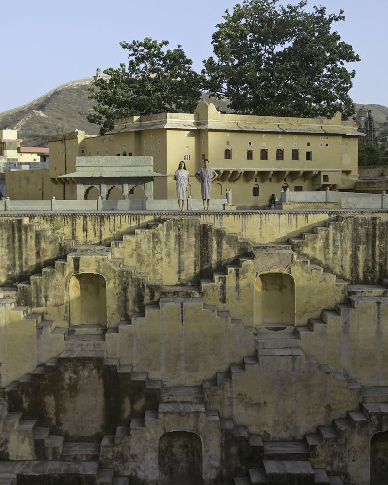 MIRTH at Amer Stepwell in Jaipur Sourcing fabrics