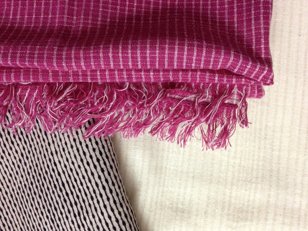 handloom fabrics and textiles from maheshwar india - soon to be kaftan form