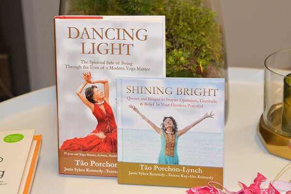 99-year-old yoga master Tao Porchon-Lynch's books, Dancing Light & Shining Bright -- November 18, 2017