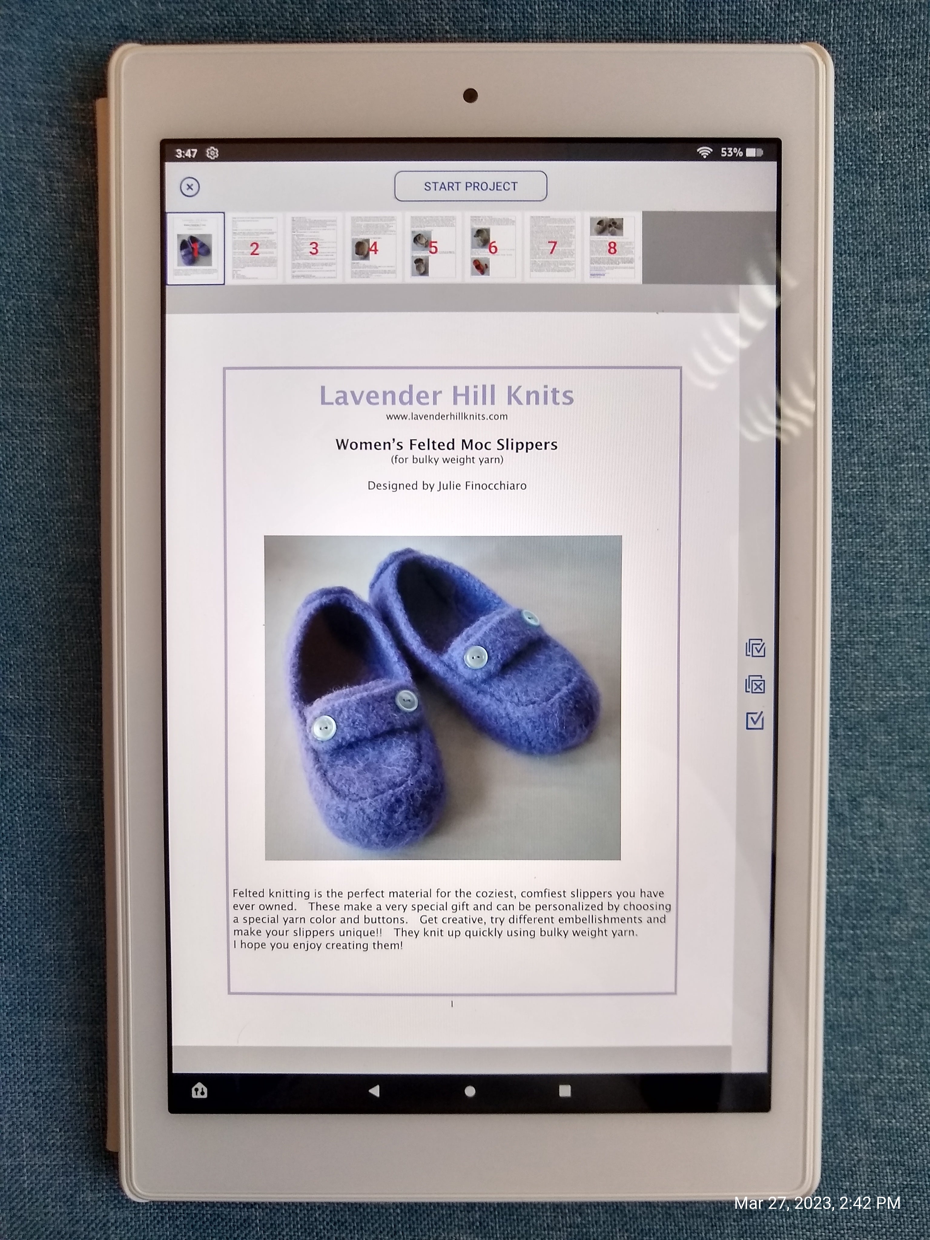 Knit Companion Knitting App lavenderhillknits