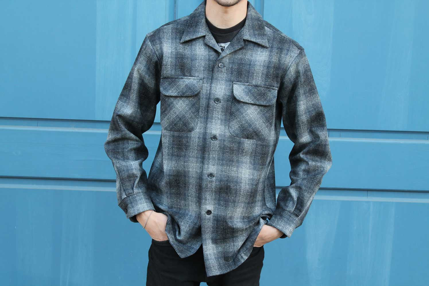 blue checkered Pendleton shirt new Fall 2017 collection 