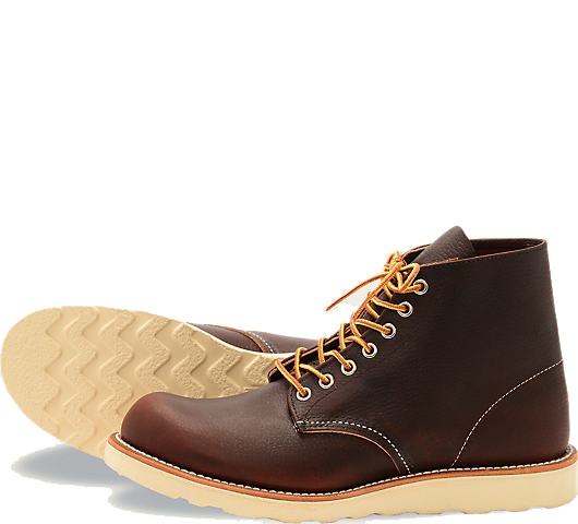 red wing round toe