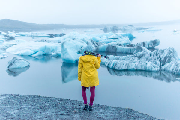 Iceland, Glacier, Rain Jacket