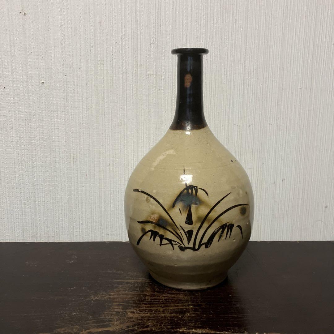 李朝 会寧 平茶碗 酒器 骨董 - 工芸品