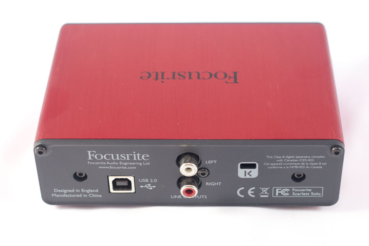 Focusrite Scarlett Solo (3rd Gen) – Beatlab