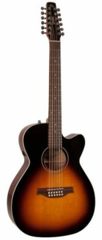 Seagull Guitars S12 HALL CW SPRUCE SUNBURST GT Q1T – Reid Music Limited