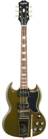 Epiphone 1961 SG Standard with Maestro Trem - Olive Drab Green