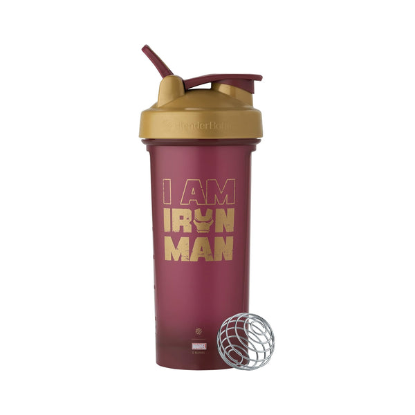 Blenderbottle Pro28 Tritan Marvel Shaker Iron Man Protein Superstore