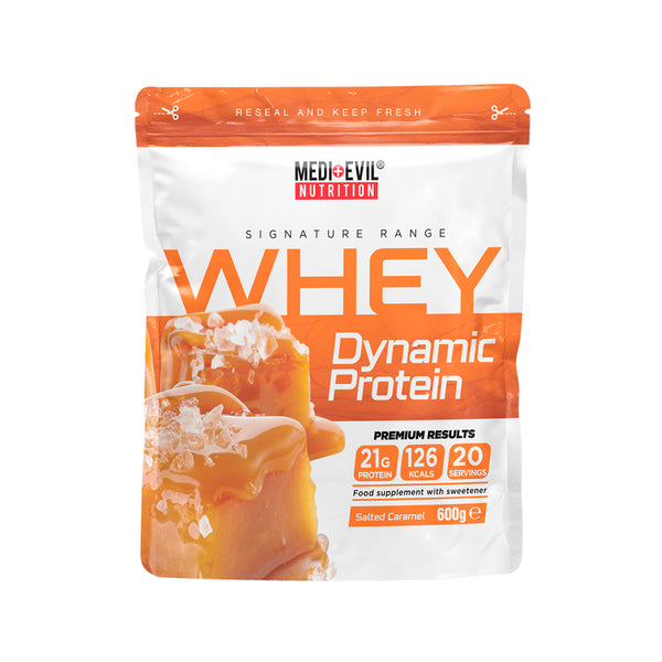 Medi-Evil Whey Dynamix Protein 600g Salted Caramel Protein Superstore