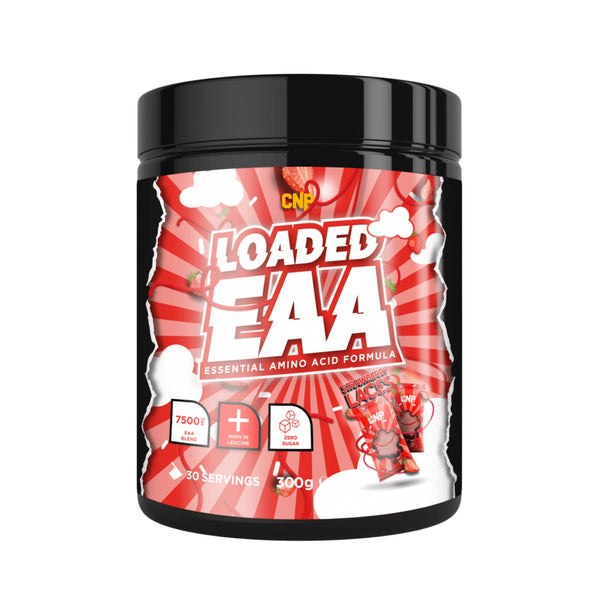 cnp loaded eaa's bcaa aminos strawberry laces protein superstore