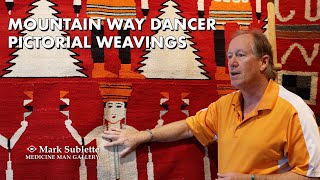 Navajo Mountain Way Dancer Pictorial Rug with Dr. Mark Sublette at Medicine Man Gallery