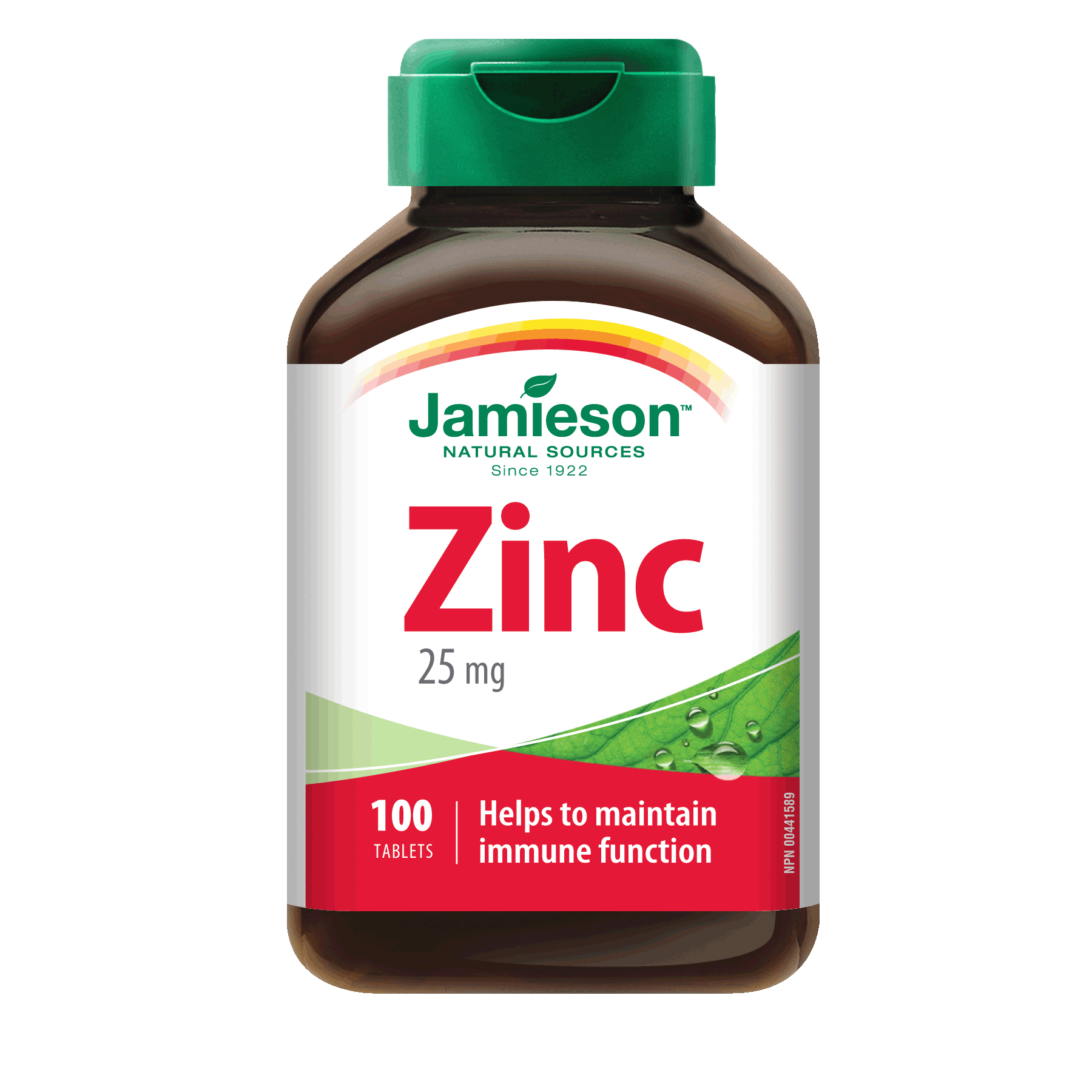 zinc 25 mg, 100 tabs