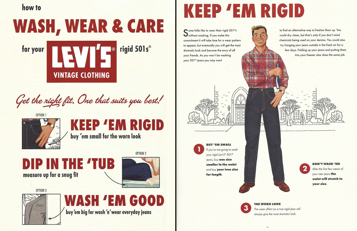 Levi's LVC Wash Guide