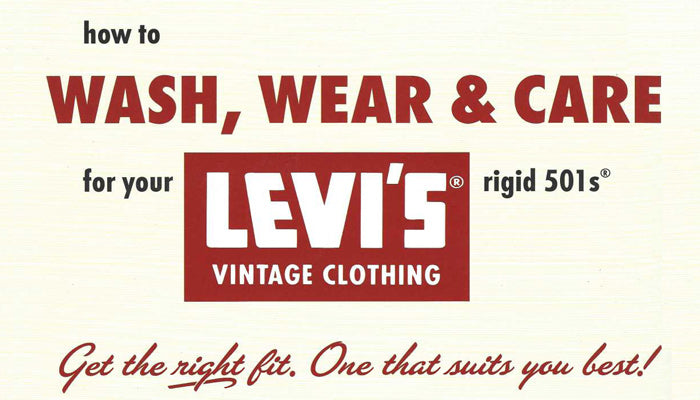 Levi's Wash Guide